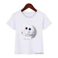 T-shirt for boys/girls funny cartoon Snowball rabbit pet-Secret life print funny kids tshirt clothes kawaii girls t shirt tops