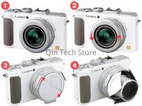 Tutup Lensa Kamera ป้องกันน้ำเลนส์ฝาครอบเลนส์สำหรับเปิดอัตโนมัติสำหรับ DMC-LX7 Panasonic LUMIX L-X7 D-LUX7 Leica สินค้าใหม่