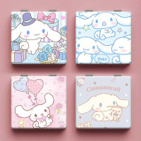 Sanrio อะนิเมะความงามสูงกระจกแต่งหน้าการ์ตูน Seasonroll แบบพกพาพับกระจกสาวน่ารักแต่งหน้ากระจกสองด้าน Gift