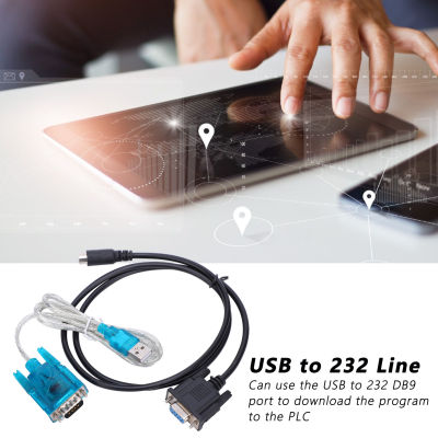 USB กับอะแดปเตอร์ RS232 PLC สายการสื่อสาร USB เป็น232อะแดปเตอร์ขนาดเล็กสำหรับข้อความ OP320