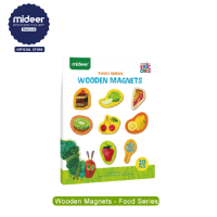 Mideer มิเดียร์ Wooden magnets – Food series ชุดของเล่นไม้แบบแม่เหล็ก – ชุดอาหาร