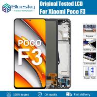 Bluesky 6.67 "สำหรับ Xiaomi POCO F3จอแสดงผล LCD พร้อมเทปกาวหน้าจอสัมผัส Digitizer แทนการประกอบสำหรับ POCOF3 M2012K11AG ซ่อมแซมหน้าจอ