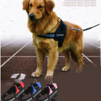 HOME PET A21 [?พร้อมส่ง] สายรัดอกสุนัข สายรัดอกสัตว์เลี้ยง สายรัดอกหมา V Pet Durable Reflective Harness ** ไม่รวมสายจูง