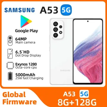 Original Samsung Galaxy A53 5G Smartphone Android Exynos 1280 Octa-core  120Hz Super AMOLED 5000mAh 25W Fast Charge Mobile Phone