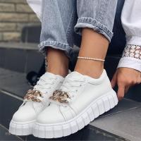 Europe and the States foreign trade big yards single female large base of new fund 2021 autumn shoes sneakers with students leisure sports wholesale