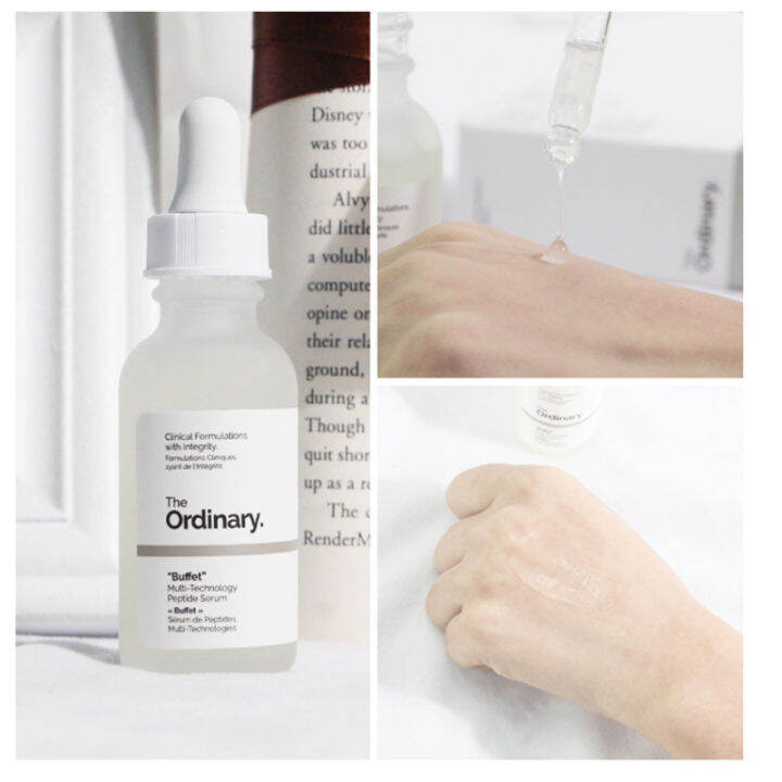 The Ordinary Buffet Multi Technology Peptide Serum Lazada