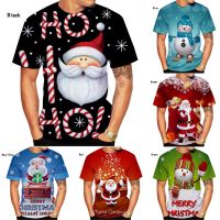 2023 In stock  Christmas 3d Printed T-shirt Men And Womens Daily Short Sleeve T-shirt，Contact the seller to personalize the name and logo