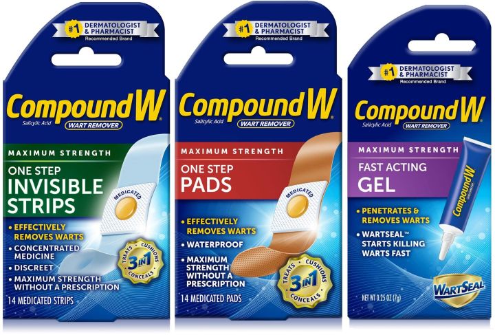  Compound W Maximum Strength One Step Invisible Wart