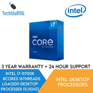 Intel Core i7-11700K i7 11700K 3.6 GHz Eight-Core 16-Thread CPU Processor  L3=16M 125W LGA 1200