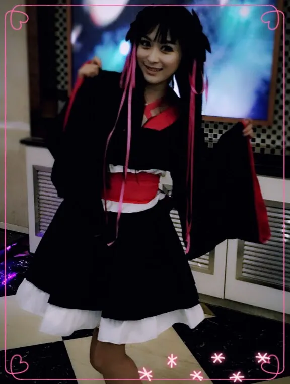 Sıcak Anime kikou shoujo wa kizutsukanai cosplay Yaya çünkü cadılar bayramı  parti cos kadın japon kimono