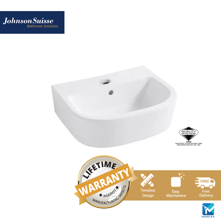 Johnson Suisse Latina 500 Wall Hung Basin / Toilet Basin / Bathroom ...