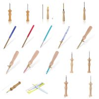 Arts Craft Weaving Sewing Accessories Sewing Tools Knitting Embroidery Pen Threader Set Poke Embroidery Needles