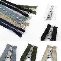 ✑❐ 5 55/65/75cm Open-End Metal Zipper for DIY Sewing Clothing Accessories No.5 Zip for Down Jacket Coat Garment Clothes Shoes