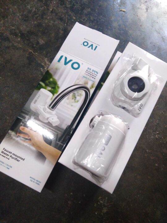 IVO FaucetMounted Water HOME Purifier • Philippine Department of Health (DOHFDA) • Japan