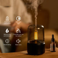 Fragrance Diffuser Simulation Candle Light Bedside Lamp Home Aromatherapy Essential Oil Ultrasonic Atomization Humidity