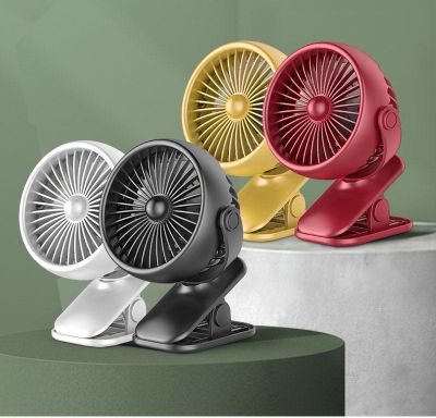 【YF】 USB Mini Fan Office Wireless Turbo Home Portabl Clip Baby Carriage Rechargeable For Camping Outdoor