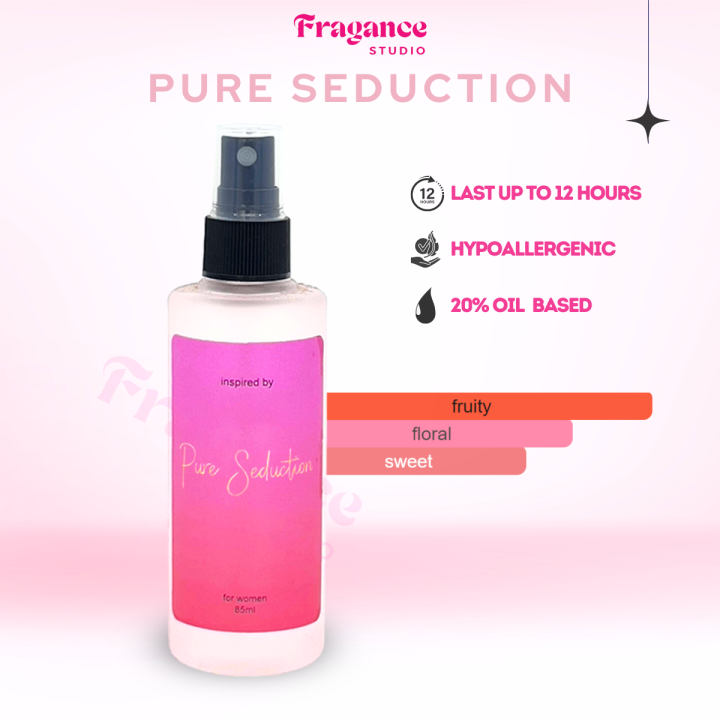 Pure Seduction 85ML Oil Based Perfume Long Lasting Perfume Glass Bottle