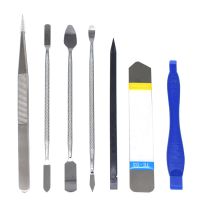 7PCS/Set Mobile Phone Screen Opening Tool Set Metal Steel Plastic Disassemble Crowbar Pry Hand Tool Anti-static Repair Tool Sets