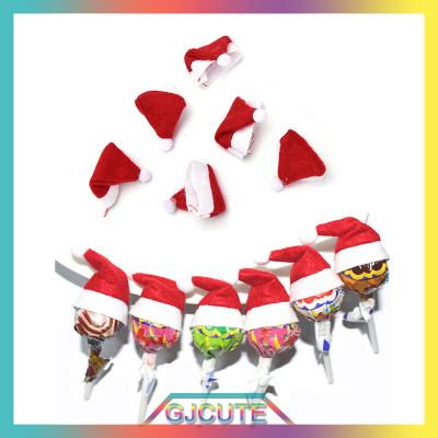 GJCUTE 5pcs Christmas Lollipop COVER ตกแต่งคริสต์มาสปาร์ตี้สวนเครื่องประดับงานแต่งงาน