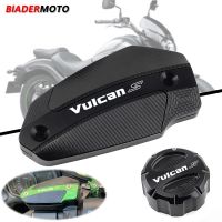 ♈♞☑ New For KAWASAKI Vulcan S 650 VN650 2015-2022 Motorcycle CNC High quality Rear Front Brake Fluid Reservoir Cap Cylinder cove