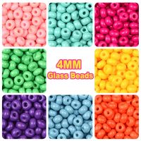 【YF】卐  Effect of The Lacquer That Bake Uniform 4mm 6/0 Czech Glass Beads for Jewelry Making Accessorie