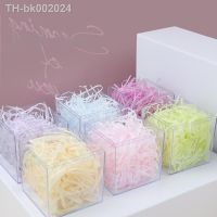 ❒ 30g-100g Crumpled Colorful Raffia Paper Raffia Stuffing DIY Wedding Party Gift Box Candy Material Packaging Stuffing Decorations