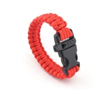 ♠❐◆ Outdoor Sale Wholesale Camping Survival Paracord Braided Decibel Whistle Buckle