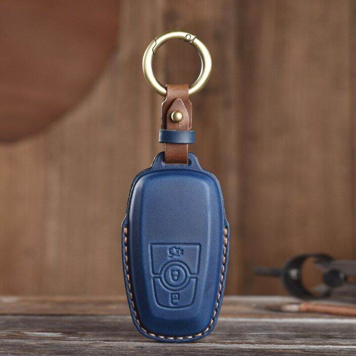 car-key-case-cover-leather-4-button-for-ford-fusion-mustang-explorer-f150-f250-f350-ecosport-edge-ranger-active-shell