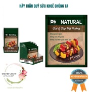 COMBO 5 GÓI NATURAL Gia Vị Ướp Thịt Nướng 10gr Dh Foods giúp cho món Thịt