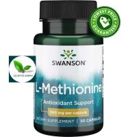 NEW Swanson L-Methionine 500 mg / 30 Capsules