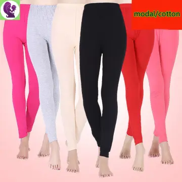 Cheap Solid color Modal Basic leggings Knee Length Women Sport legging Calf Length  Yoga Pants