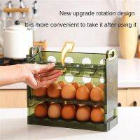 bjh◙❀  Durable Convenient To Use Capacity 3 Layers Holder Refrigerator