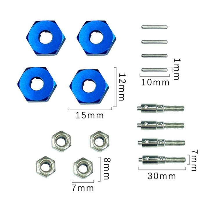 ld-p06-5mm-to-12mm-metal-combiner-wheel-hub-hex-adapter-for-ldrc-ld-p06-ld-p06-unimog-1-12-rc-truck-car-upgrades-parts