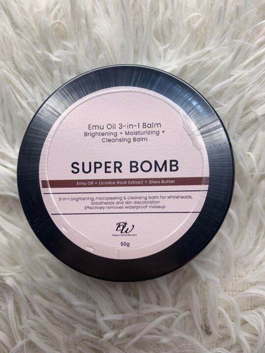 DW Emu Oil 3in1 makeup remover Balm Super Bomb 50g Lazada PH