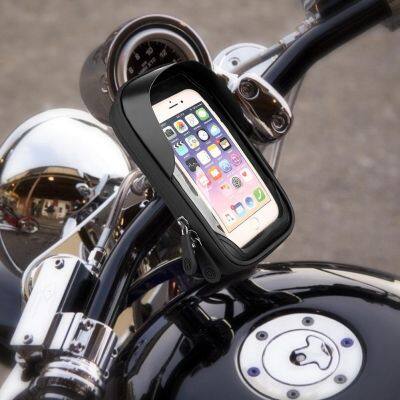 Bicycle Motorcycle Phone Holder Waterproof Case Bike Phone Bag For iPhone ForSamsung Universal Phone Stand Support Scooter Cover