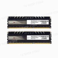 RAM คู่ 8GB AVEXIR DDR3 4GB*2  BUS 2400 ไฟสีฟ้า