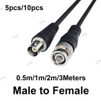 0.5M 1M 3/2m BNC male To female Adapter plug video connector Coaxial Line adapter Cable cord For CCTV Camera Extension YB8TH