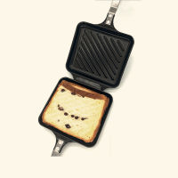 2021Toast Frying Pan Non-stick Pan Double-sided Heating High Temperature Resistant Breakfast Machine Sandwich Baking Pan Frying Pan