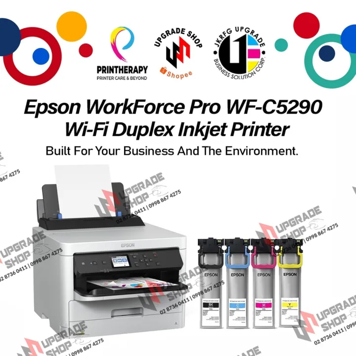 Epson Work Force Pro Wf C5290 Wi Fi Duplex Inkjet Printer Lazada Ph 4862