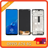 6.43 "ต้นฉบับสำหรับ OPPO A74 4G สัมผัสหน้าจอ LCD CPH2219หน้าจอดิจิตอลประกอบโดยการเปลี่ยนสำหรับการแสดง A74 OPPO ที่มีกรอบ