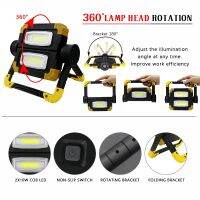 High Power Super Bright Portable Spotlight LED Work Light Lamp Waterproof 3-Mode Spotlight Use 4AA Batteries Floodlight for Camp