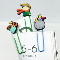 1pcs Childrens Lliterature PVC Bookmarks Page Holder Paper Clip Shool Office Supplies Student Stationery Acessories Gift