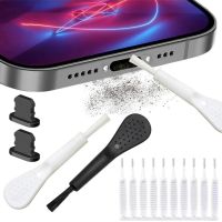 Mobile Phone Dust Plug for IPhone 14 13 Pro Max iPad Airpods Cleaner Brush for Computer Keyboard Port Cleaner Kit Cleaning Tools