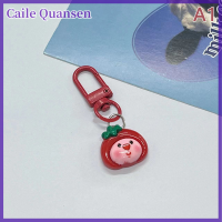 Caile พวงกุญแจบีเวอร์ตลกน่ารัก DIY เคสกระเป๋าเป้สะพายหลังจี้พวงกุญแจการ์ตูนพวงกุญแจหญิงสาวเครื่องประดับประณีตของขวัญมิตรภาพ