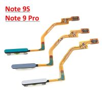 เครื่องสแกนลายนิ้วมือ Touch ID ดั้งเดิม 100% Home Return Key Menu ปุ่ม Flex Cable สําหรับ Xiaomi Redmi Note 9S 9 Pro 11 4G