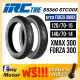 IRC ยาง xmax300 forza300 ยางมอเตอร์ไซค์ขอบ 14 ขอบ 15 เบอร์ 120 70 15 , 140 70 14 ยาง irc ยาง tubeless (ไม่ใช้ยางใน)