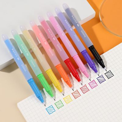【YP】 8pcs juice gel ink pens 0.5mm ultra-fine tip smooth writing no smudging and bleeding suitable for journaling drawing