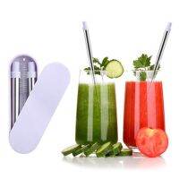 Portable Telescopic Straws Stainless Steel And Folding Straws PP Mouth Straws HRC065 Specialty Glassware