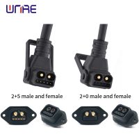 Scooter Socket E-Bike Battery Connector 30-50A IP67 2 5 2 0 Waterproof Plug Electric Bike Charging Port Cable Plug Batteries