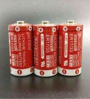 Maxell Wansheng ER17/33 3.6V 1600Mah แบตเตอรี่การควบคุมอุตสาหกรรมพีแอลซีพร้อมฐานเชื่อมใหม่/1ชิ้น